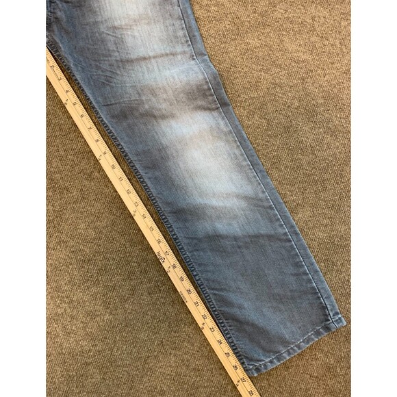 Levis 505 Jeans Womens 14 (27x27) Mid Rise Straight Leg Gray Wash 90s Denim - Picture 6 of 9